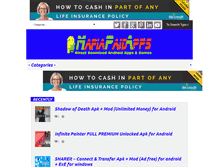 Tablet Screenshot of mafiapaidapps.com